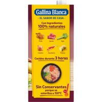 Brou casolà pollastre amb pernil GALLINA BLANCA, brik 1 litre