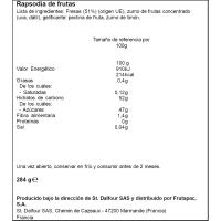 Rapsòdia de fruites, maduixa ST.DALFOUR, flascó 284 g