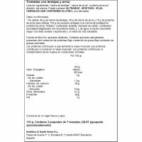 Torrada proteïna amb llenties i arròs BICENTURY, caixa 110 g