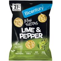Coca mini proteïna llima i pebre BICENTURY, bossa 60 g