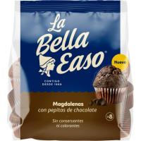 Magdalena de chocolate LA BELLA EASO, 8 uds, bolsa 230 g Magdalena de chocolate LA BELLA EASO, 8 uds, bolsa 230 g