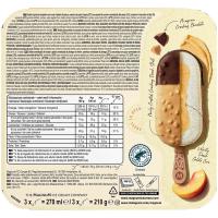 Gelat bombó préssec MAGNUM, pack 3x90 ml