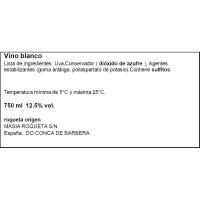 Vino Blanco D.O. CONCA DE BARBERA TRES PRIORS, botella 75 cl