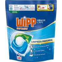 Detergent en càpsules WIPP POWER, bossa 18 dosi