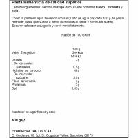 Plomes Nº3 GALLO, paquet 400 g