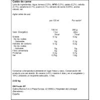 Brou líquid de carn GALLINA BLANCA, brick pack 2x1 litre