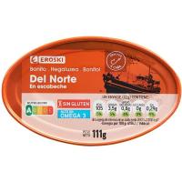 Bonito en escabeche EROSKI, lata 111 g Bonito en escabeche EROSKI, lata 111 g