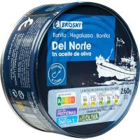 Bonítol en oli d'oliva EROSKI, llauna 266 g