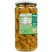 Mongeta tendre trossejat qualitat I EROSKI, flascó 350 g