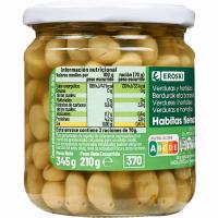 Habita tierna extra EROSKI, frasco 210 g