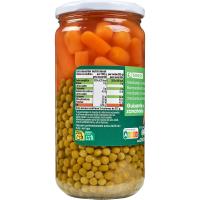 Pèsol-pastanaga EROSKI, flascó 425 g