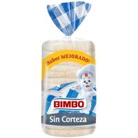 Pan de molde sin corteza BIMBO, paquete 450 g Pan de molde sin corteza BIMBO, paquete 450 g