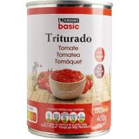 Tomate triturado EROSKI BASIC, lata 400 g Tomate triturado EROSKI BASIC, lata 400 g