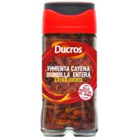 Pebre cayena sencera DUCROS, flascó 11 g