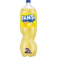 Refresco de limón FANTA, botella 2 litros Refresco de limón FANTA, botella 2 litros