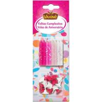 Espelmes d`aniversari VAHINÉ, blister 16 u.