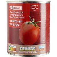 Tomate natural entero pelado EROSKI, lata 780 g Tomate natural entero pelado EROSKI, lata 780 g