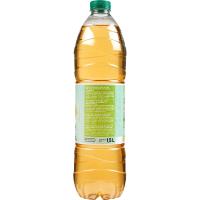 Refresco de manzana sin gas EROSKI, botella 1,5 litros