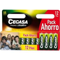 Pila super alcalina LR06 (AA) CEGASA, pack 12 uds Pila super alcalina LR06 (AA) CEGASA, pack 12 uds