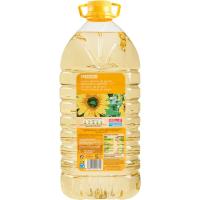 Oli de gira-sol EROSKI, garrafa 5 litres