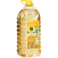 Oli de gira-sol EROSKI, garrafa 5 litres