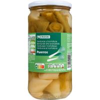 Puerros en trozos EROSKI, frasco 400 g Puerros en trozos EROSKI, frasco 400 g