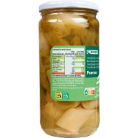 Porros en trossos EROSKI, flascó 400 g