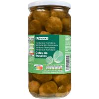Coles de Bruselas medianas EROSKI, frasco 400 g Coles de Bruselas medianas EROSKI, frasco 400 g