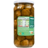 Coles de Bruselas medianas EROSKI, frasco 400 g 