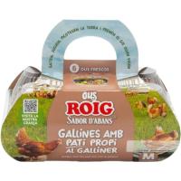 Ous M sòl ROIG, cartó 6 u