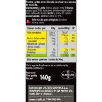 Natillas de huevo Eroski SELEQTIA, tarro de barro 140 g