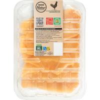 Pechugas de pollo fileteadas EROSKI Natur, bandeja aprox. 550 g