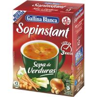 Sopinstant amb verdures GALLINA BLANCA, caixa 51 g