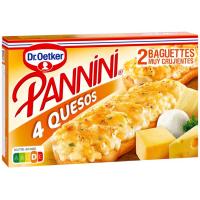 Panninis de 4 quesos DR. OETKER, pack 2x125 g Panninis de 4 quesos DR. OETKER, pack 2x125 g