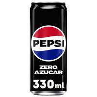 Refresco de cola PEPSI ZERO AZÚCAR, lata 33 cl Refresco de cola PEPSI ZERO AZÚCAR, lata 33 cl