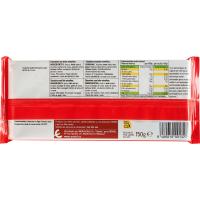 Chocolate con leche extrafino EROSKI BASIC, tableta 150 g