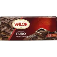 Xocolata pura VALOR, tauleta 300 g Xocolata pura VALOR, tauleta 300 g