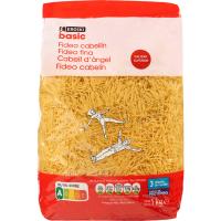 Fideu Cabellín EROSKI basic, paquet 1 kg Fideu Cabellín EROSKI basic, paquet 1 kg