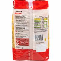 Macarrons EROSKI basic, paquet 1 kg