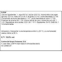 Batida de coco MANGAROCA, botella 70 cl