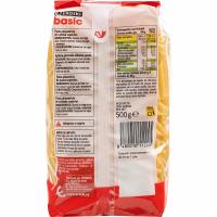 Macarrons EROSKI basic, paquet 500 g