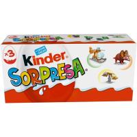 Ou de xocolata KINDER SORPRESA, pack 3x20 g Ou de xocolata KINDER SORPRESA, pack 3x20 g