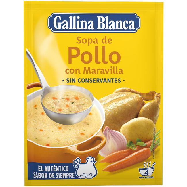 Sopa de meravella GALLINA BLANCA, sobre 85 g