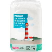Sal marina iodada EROSKI, paquet 1 kg Sal marina iodada EROSKI, paquet 1 kg