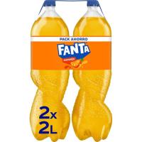 Refresco de naranja FANTA, pack 2x2 litros Refresco de naranja FANTA, pack 2x2 litros