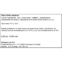 Vi negre Reserva Rioja LAN, ampolla 75 cl