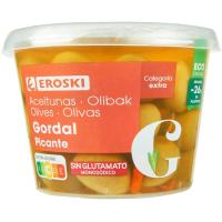 Olives gordal picant EROSKI, terrina 300 g Olives gordal picant EROSKI, terrina 300 g