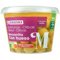 Olives sabor camamilla EROSKI, terrina 300 g Olives sabor camamilla EROSKI, terrina 300 g