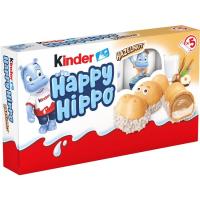 Kinder Happy Hippo FERRERO, 5 u, caixa 103,5 g Kinder Happy Hippo FERRERO, 5 u, caixa 103,5 g