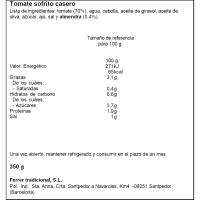 Tomàquet per a sofreir FERRER, flascó 350 g
